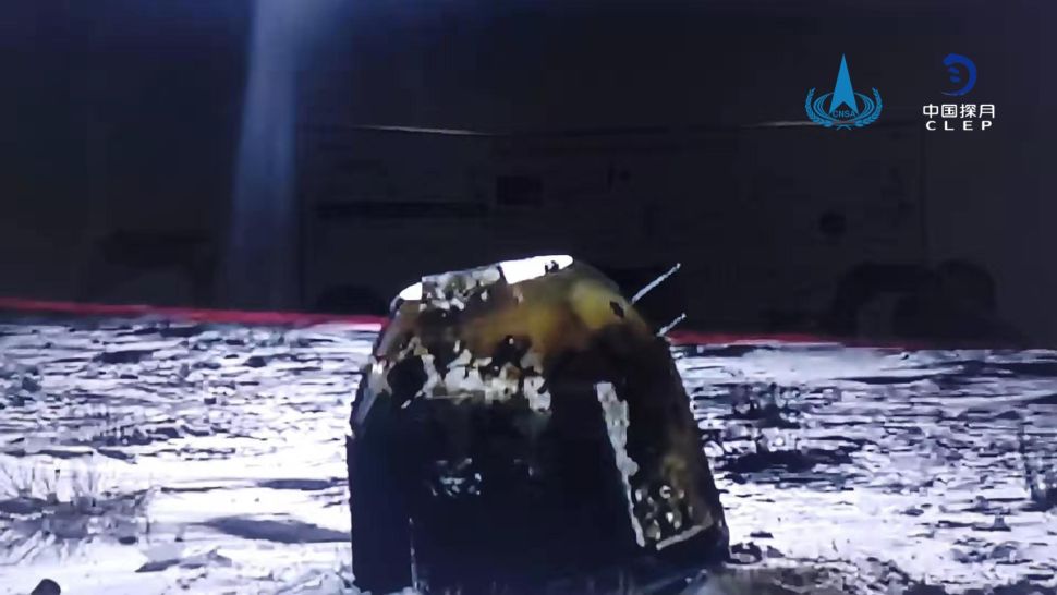 China Chang'e 5 on earth.